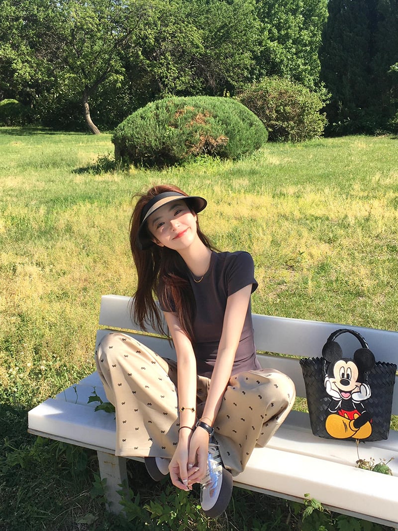 【set】Tシャツ×ワイドパンツセット　M23907