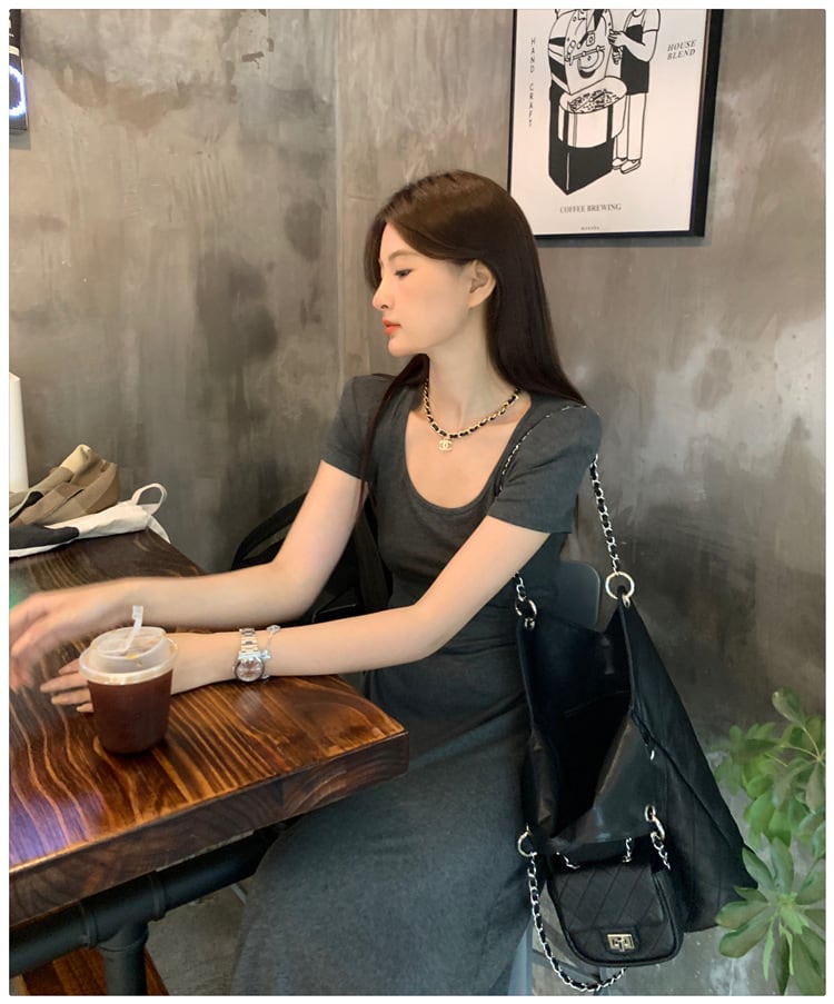 【dress】バックレスワンピース　M24579