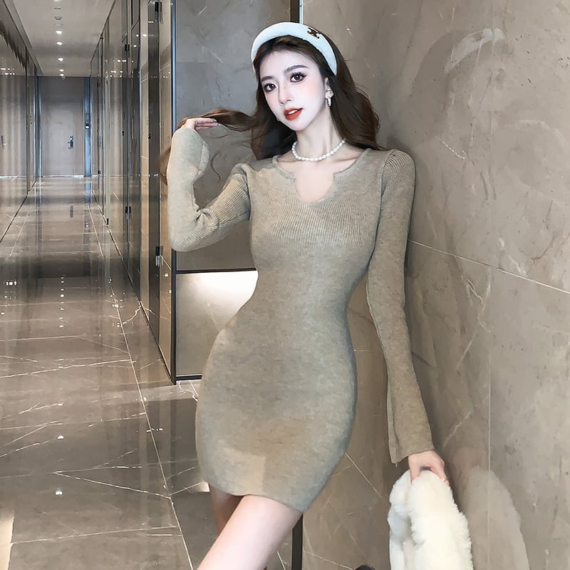 【dress】ニットワンピース　M28213