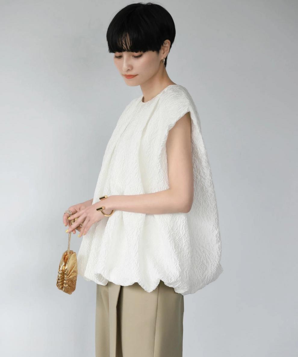 【tops】ジャカードトップス　M24075