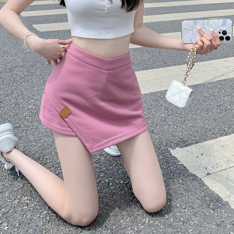 【bottoms】INS風AラインスカートG20182