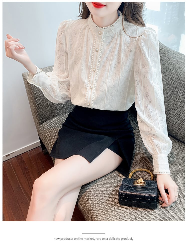 【tops】レースシャツトップス　M25424