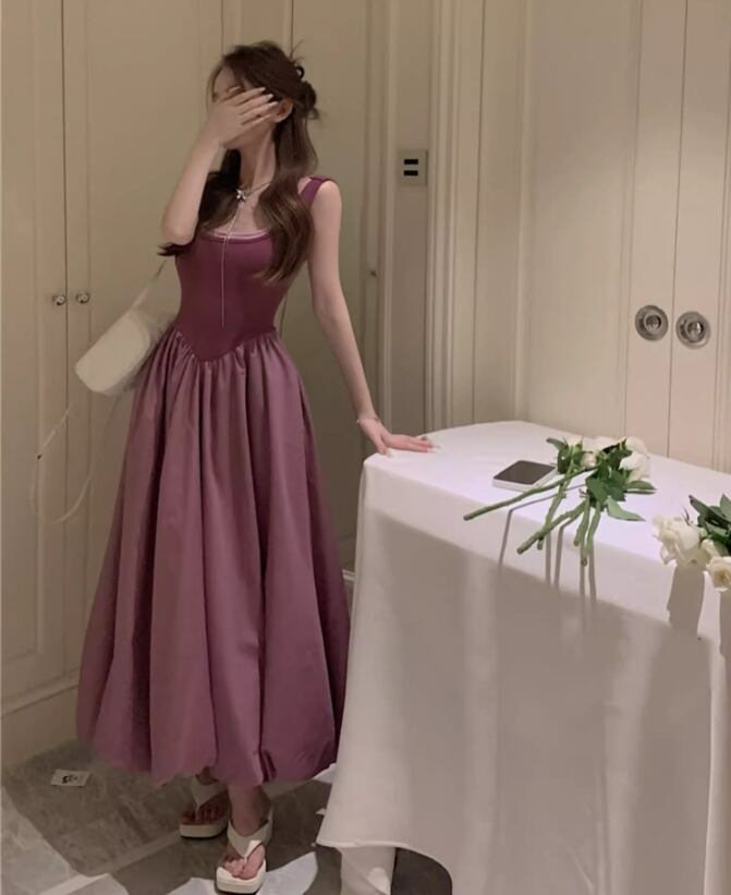 【dress】バックで綺麗キャミワンピース G21311