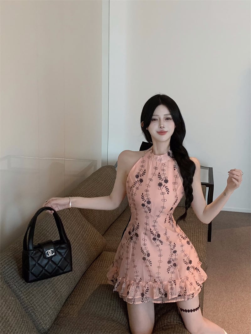【dress】リボン付きワンピース　M24613