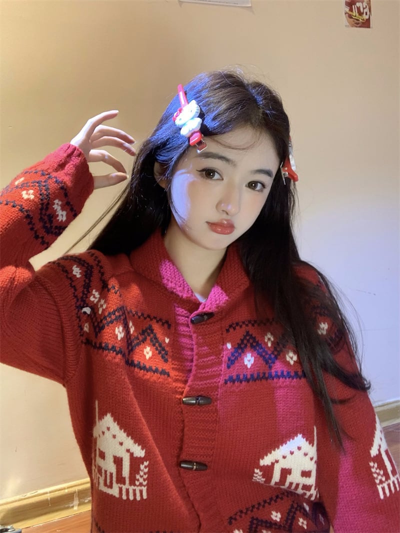 【outer】ニットカーデ　M27388