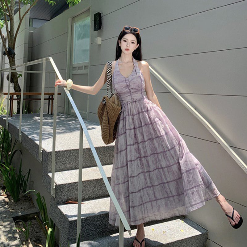 【dress】ホルターネックワンピース　M25133