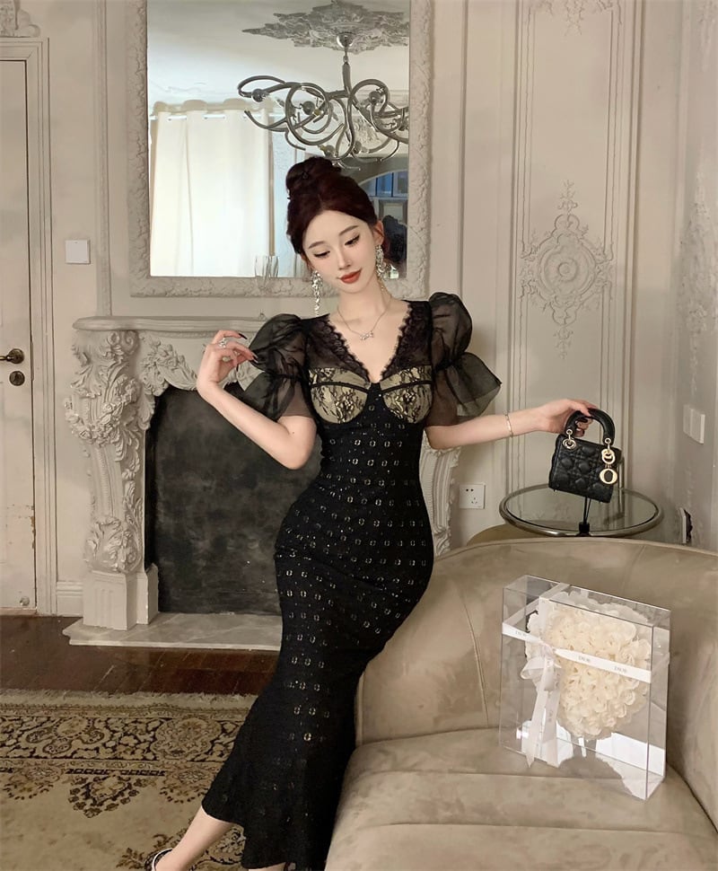 【dress】マーメイドワンピース　M24588