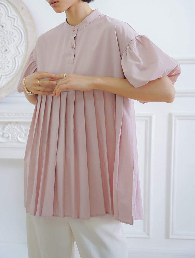 【tops】ランタンスリーブギャザーブラウスG20473