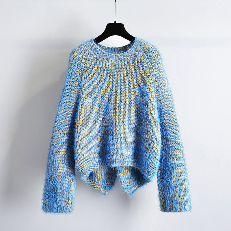 【tops】クルーネックニットセーター　M27844