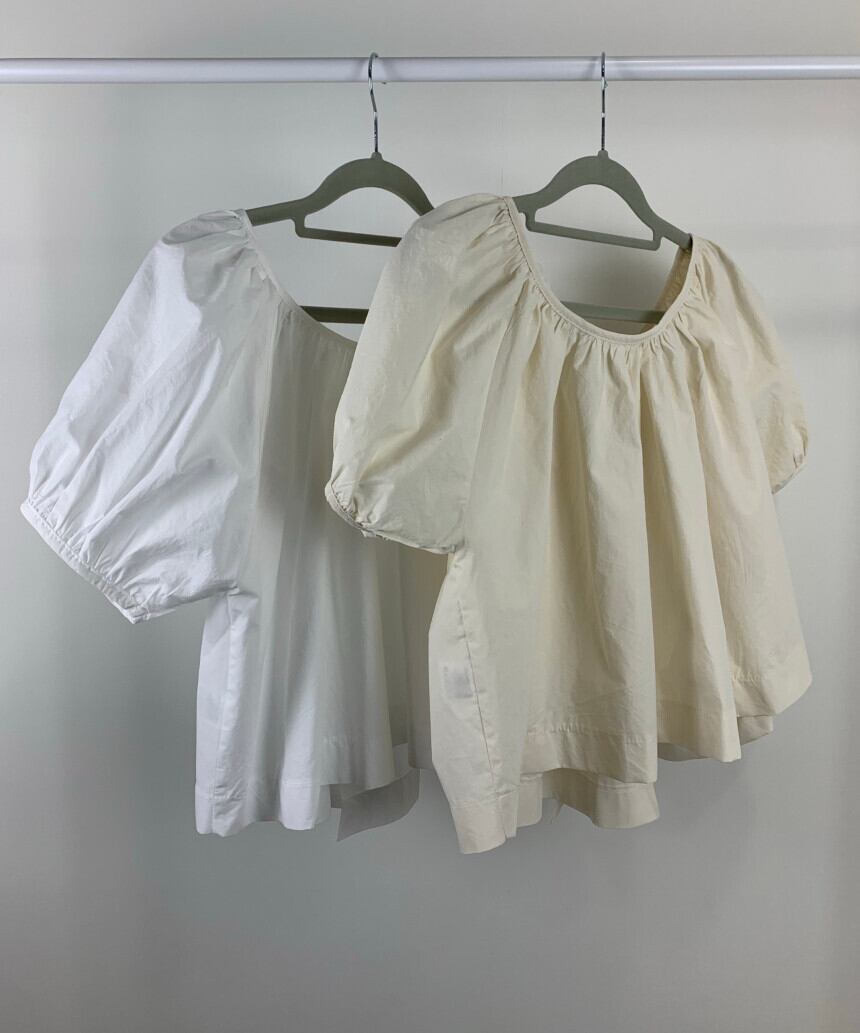 【tops】パフスリーブ ブラウスG20481