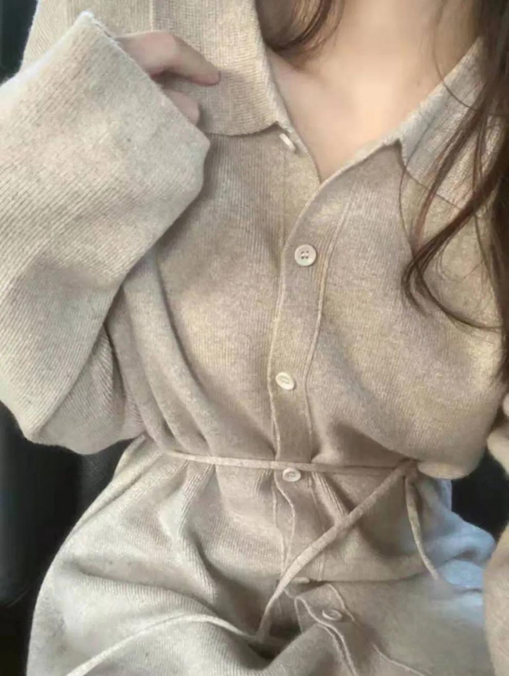 【dress】ニットワンピース　M19150