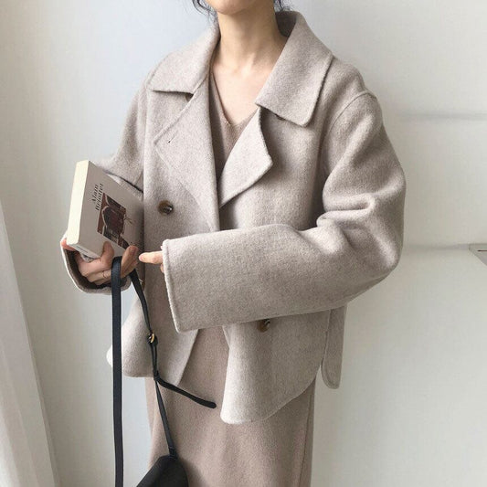 【outer】ダブルボタンコート　M18907