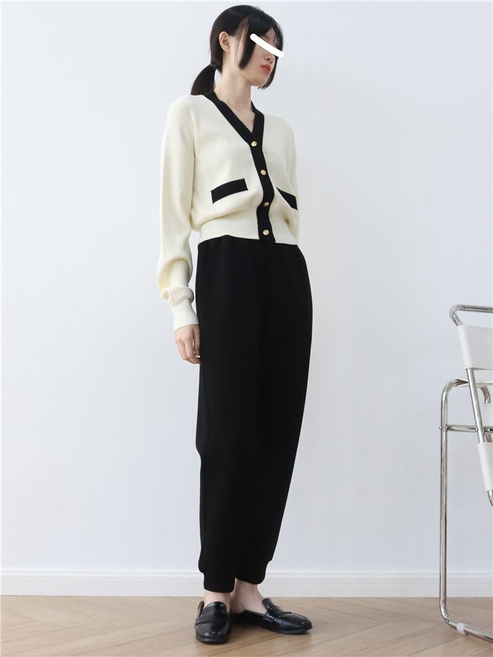 【outer】Vネックニットカーデ　M27234