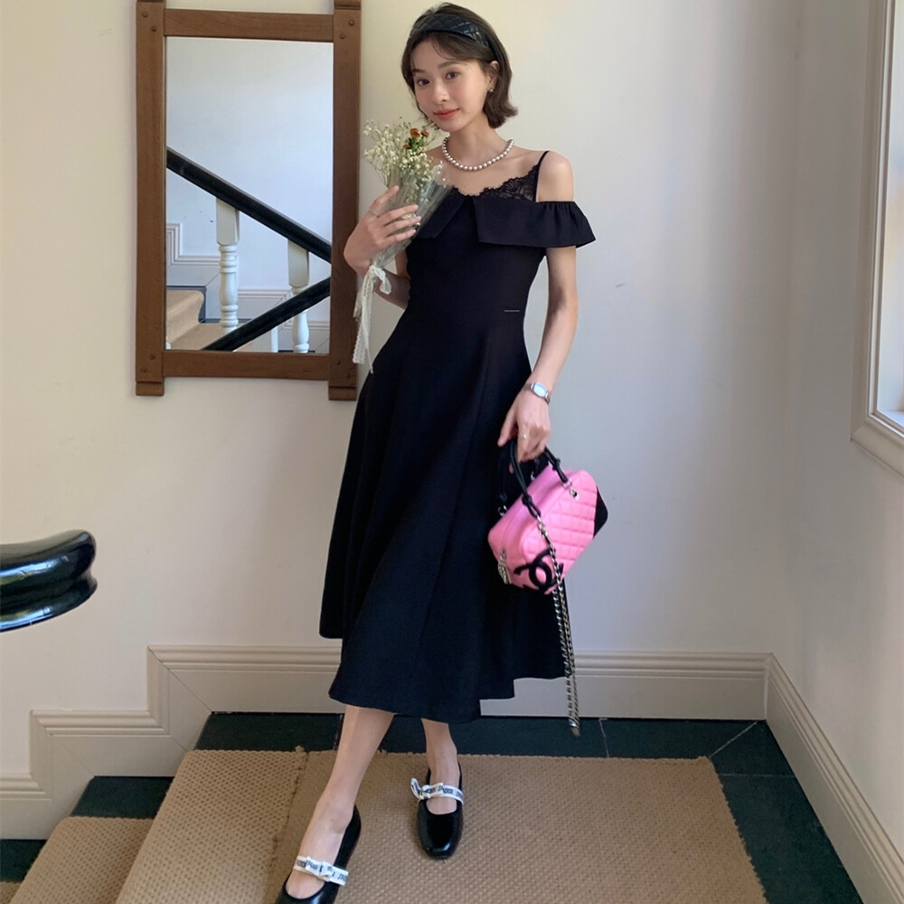 【dress】レースドッキングキャミワンピース  N3568