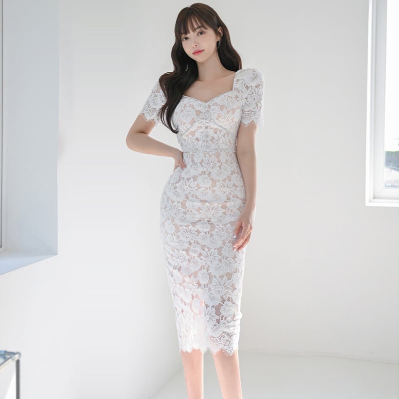【dress】レースワンピース　M23952