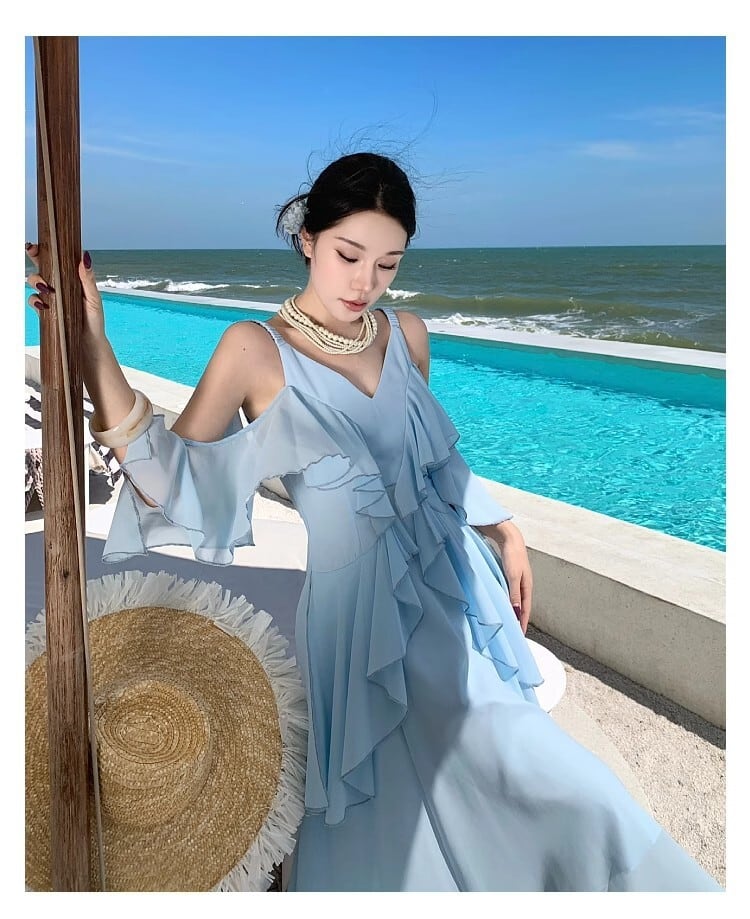 【dress】キャミデートワンピース　M30112