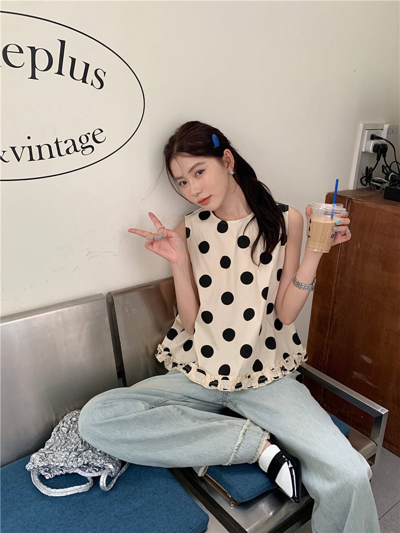 【tops】ノースリーブトップス　M24228