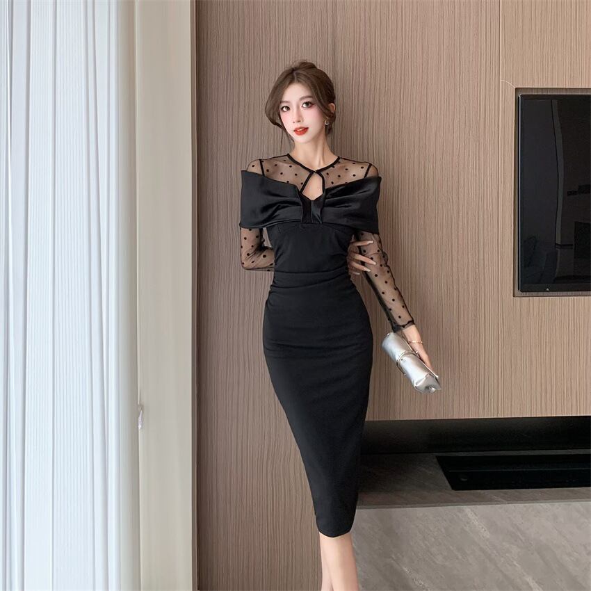 【dress】ドッキングワンピース　M18646