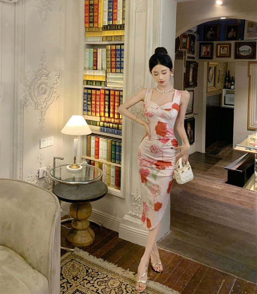 【dress】プリントキャミワンピース G20131