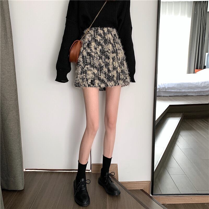 【bottoms】好感度UPファッションハイウエスト着痩せスカート