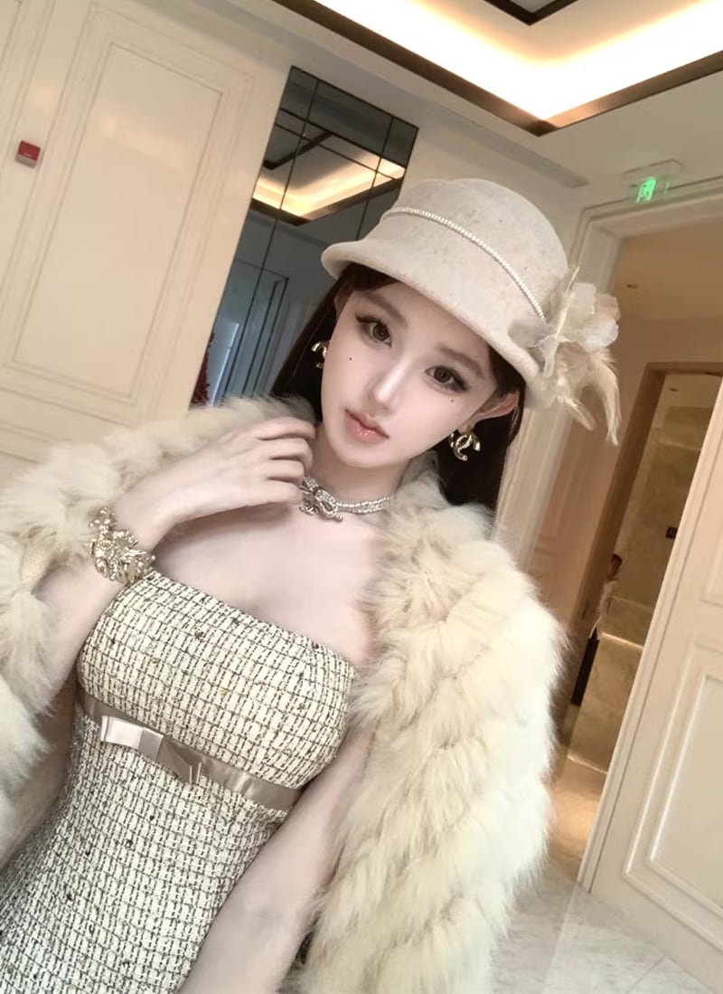 【dress】ロングチューブワンピース Q8461