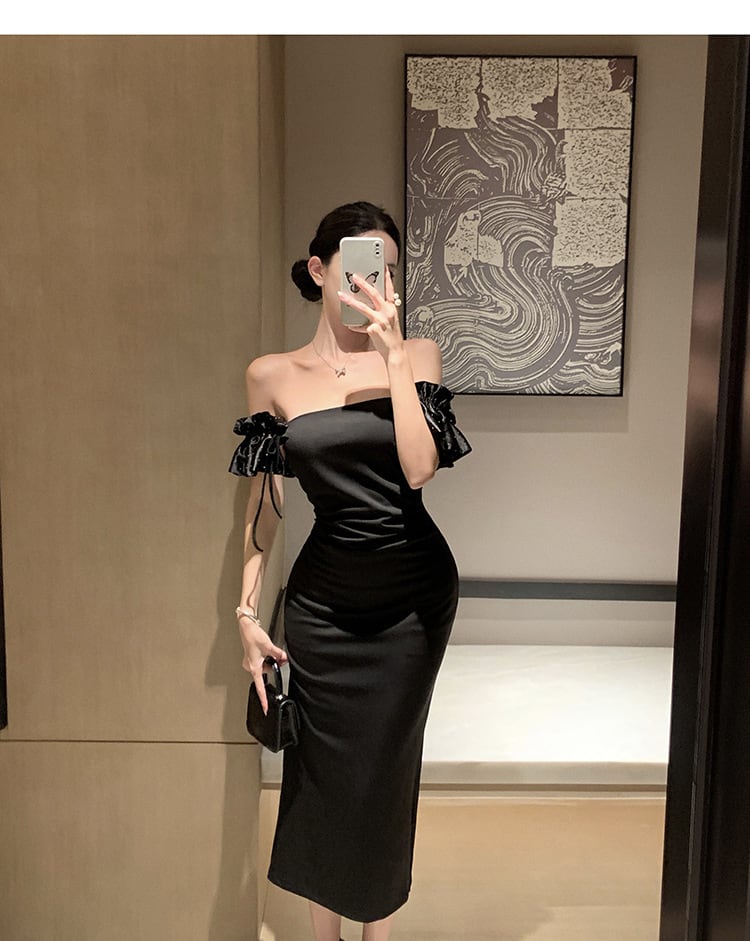 【dress】オフショルダーワンピース G20127