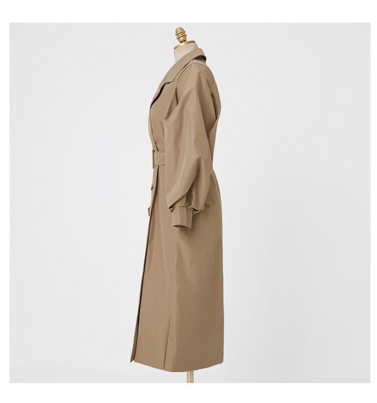 【outer】Vネックトレンチコート　M27445