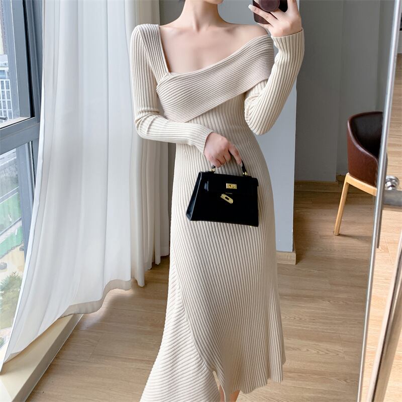【dress】ニットワンピース　M18561