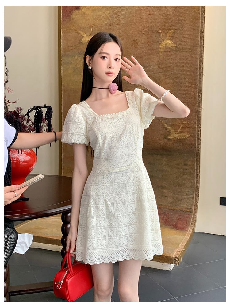 【dress】レースワンピース　M24100
