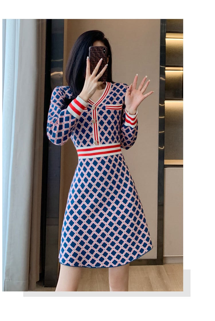 【dress】ニットワンピース　M25522