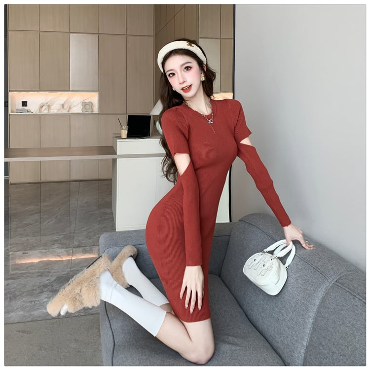 【dress】ニットワンピース　M19011