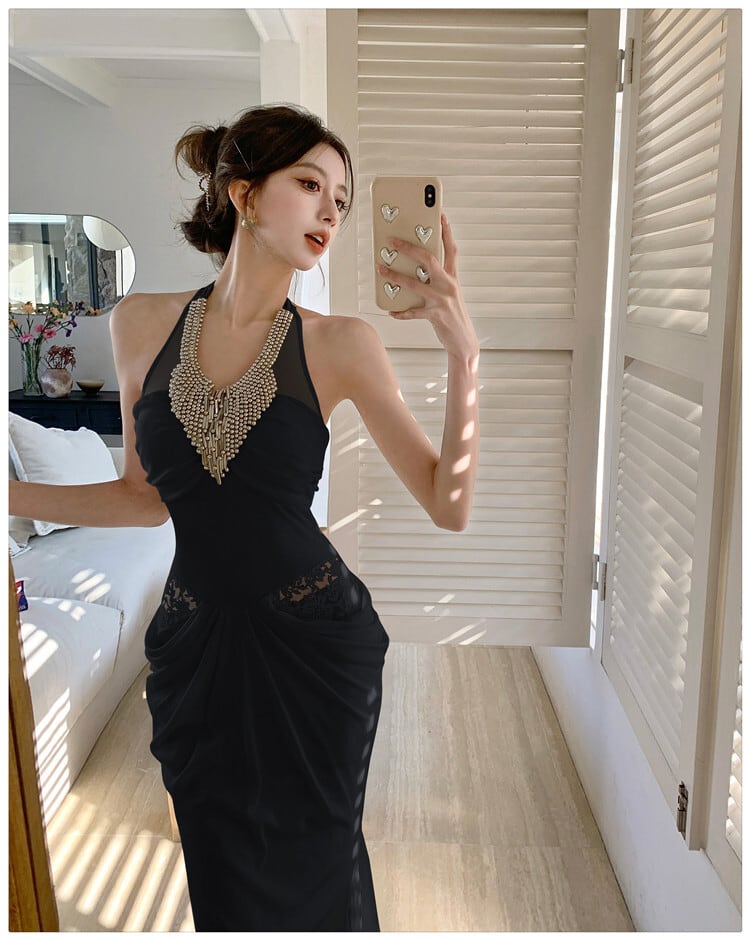 【dress】ホルターネックワンピース　M29727