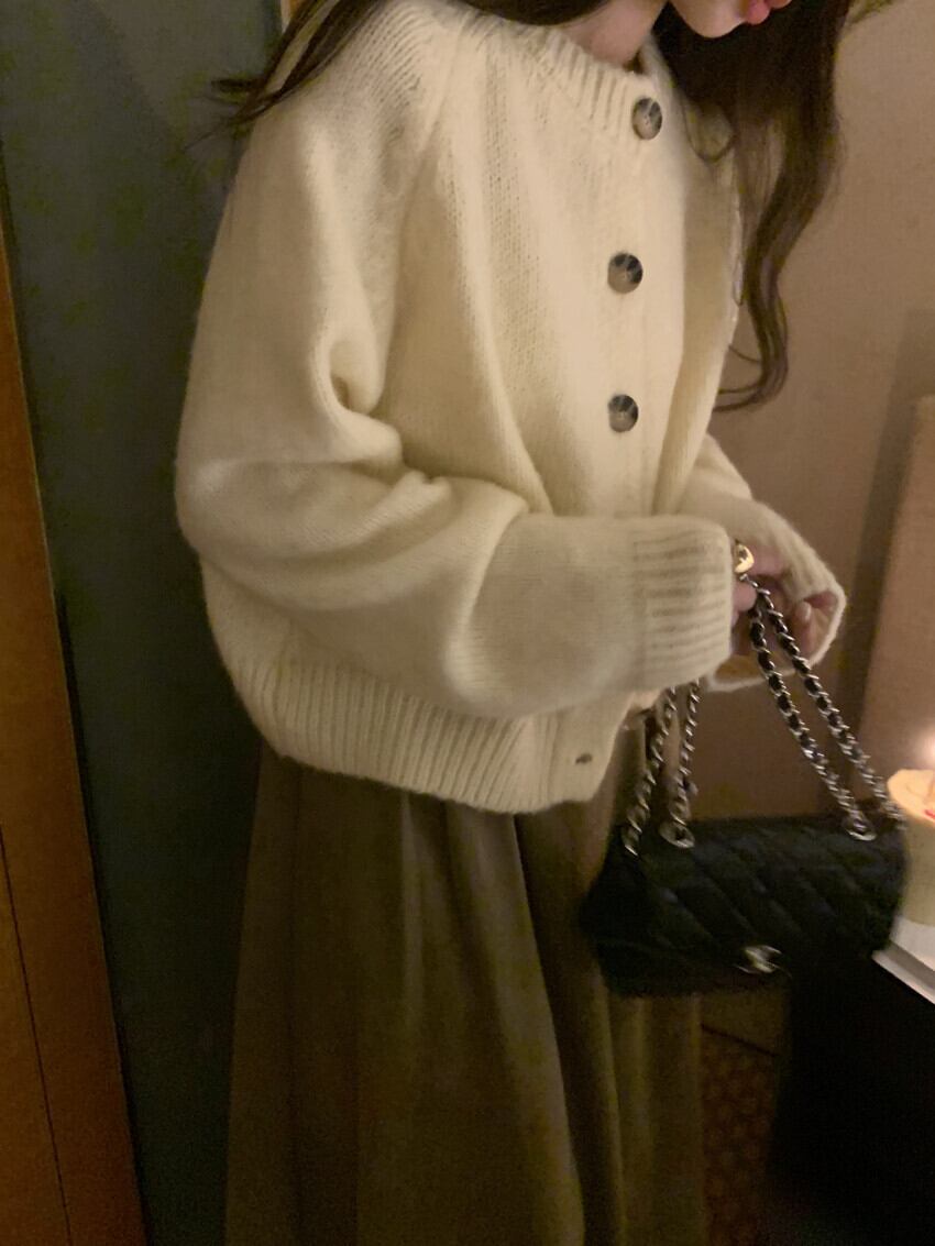 【outer】ニットカーデ　M28681