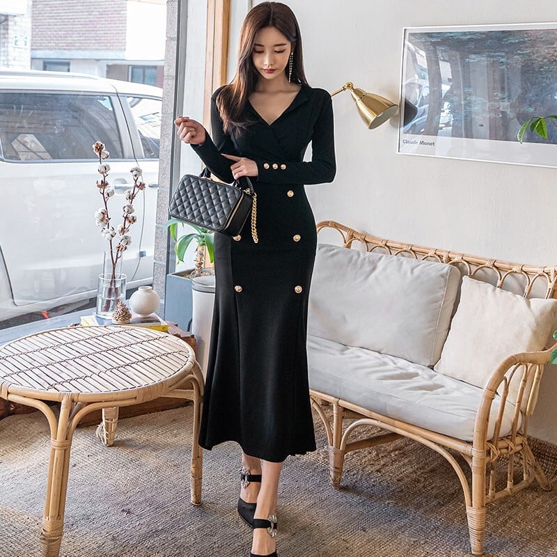 【dress】マーメイドワンピース　M18983