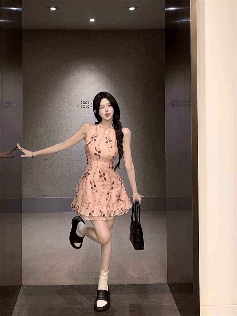 【dress】リボン付きワンピース　M24613