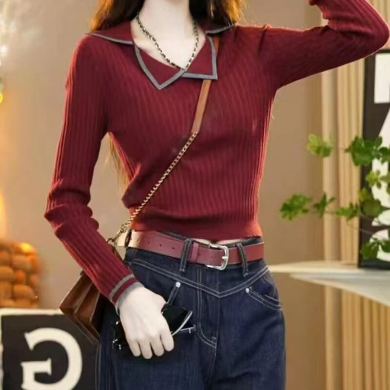 【tops】ニットトップス　M27551