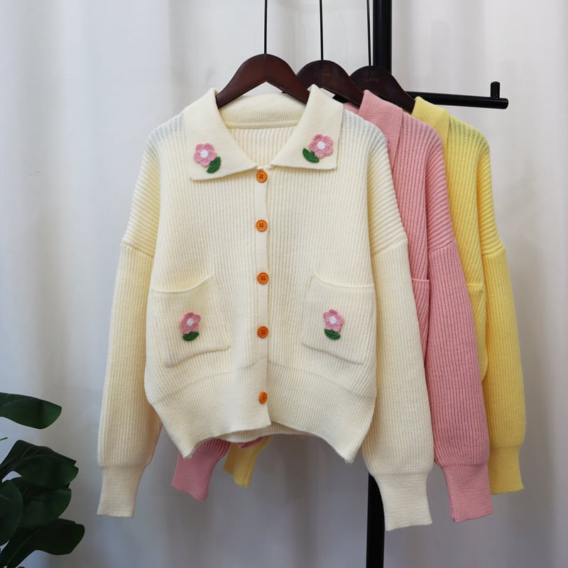 【outer】ニットカーデ　M25388