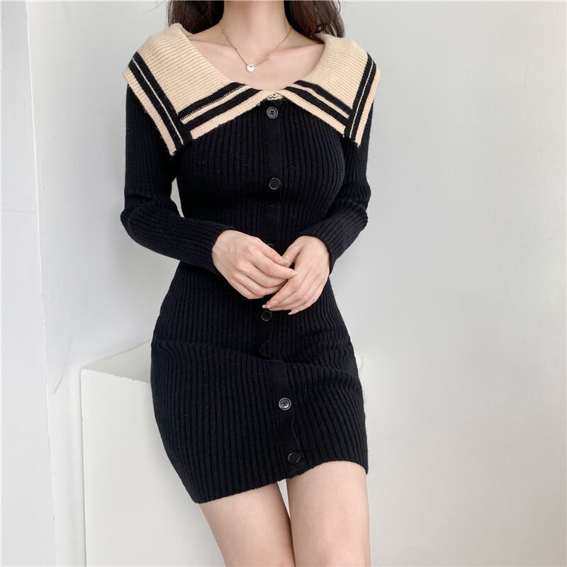 【dress】ニットワンピース　M25516