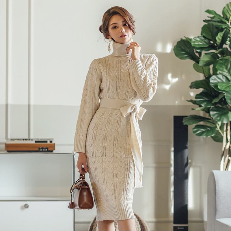 【dress】ハイネックワンピース　M18805