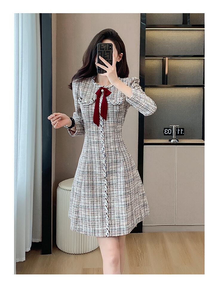 【dress】ツイードワンピース　M18608