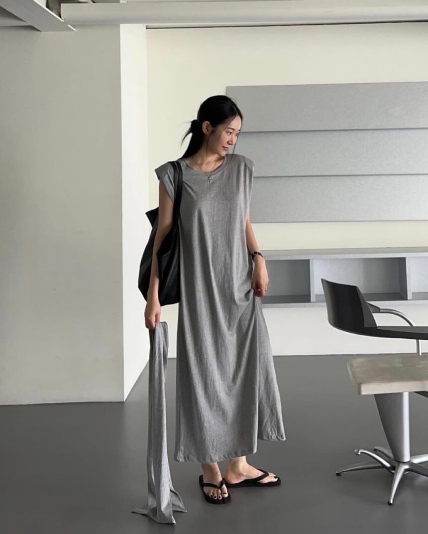 【dress】ノースリーブワンピース　M25068