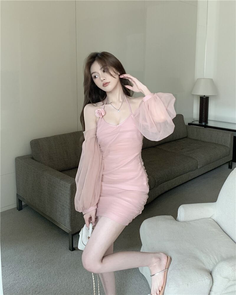 【dress】ホルターネックワンピース　M28527