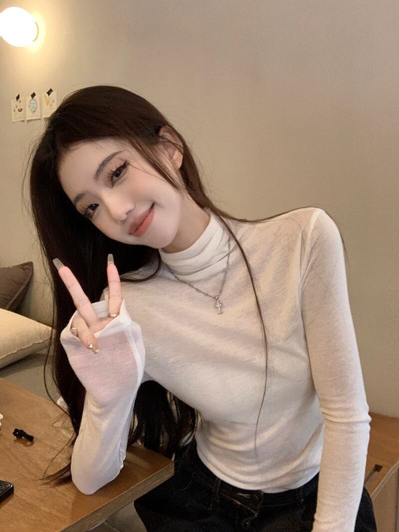 【set】Tシャツ+ストライプ柄リボンベアトップ２点セットG21346