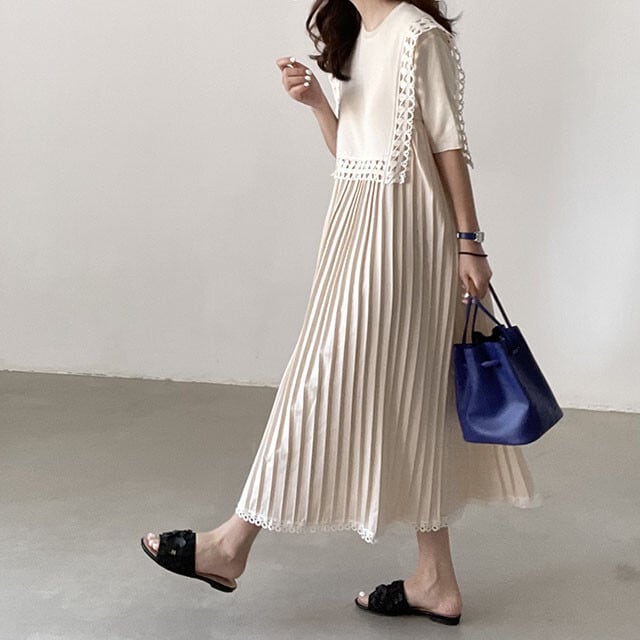 【dress】プリーツワンピース　M24736