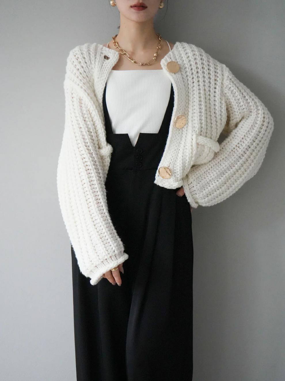 【outer】ニットカーデ　M27613