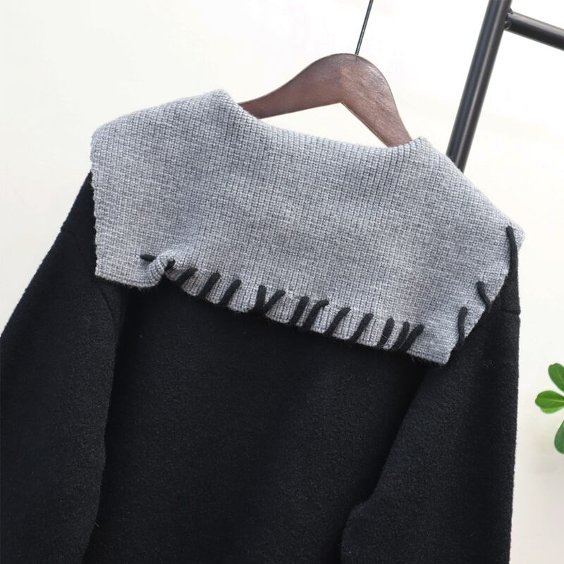 【outer】Vネックニットカーディガン Q7259