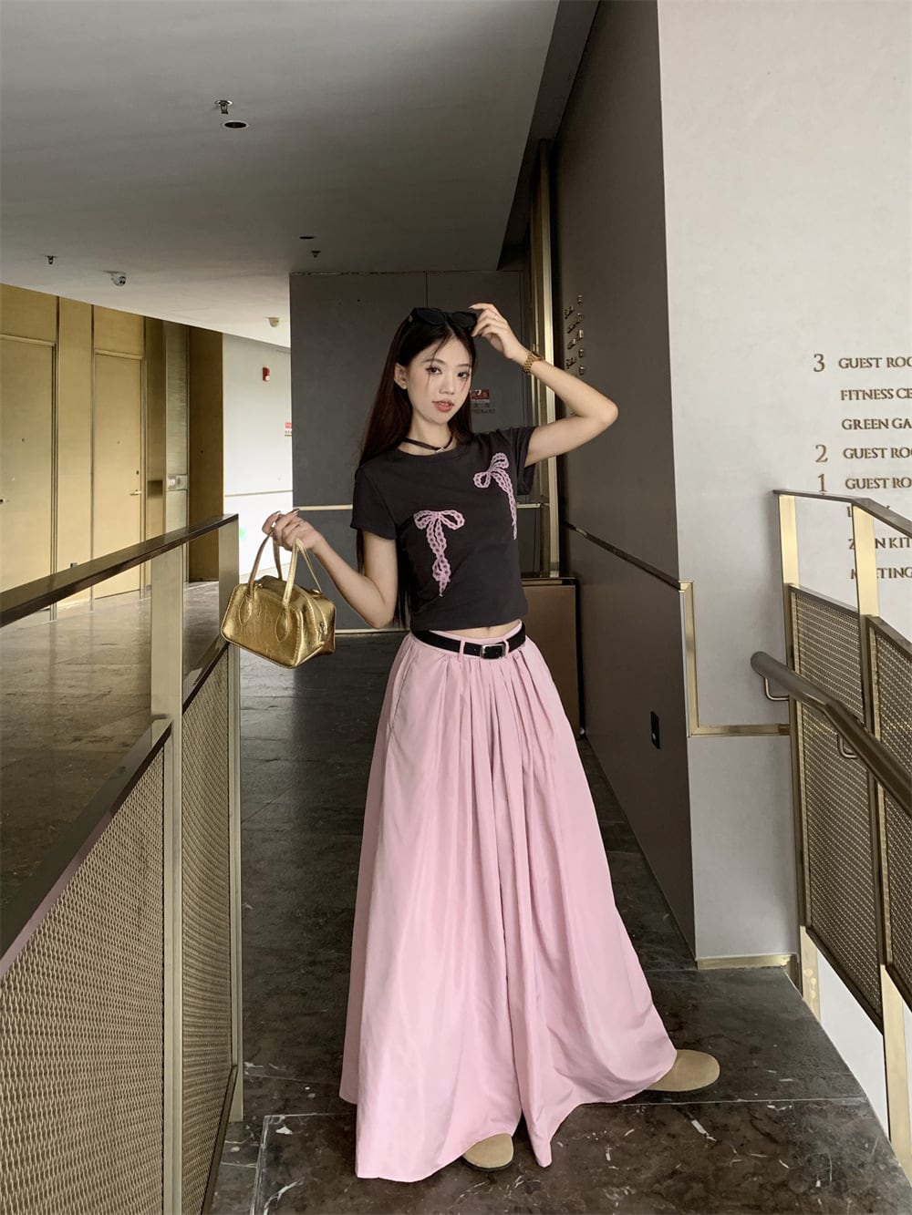 【set】Tシャツ×スカートセット　M24864