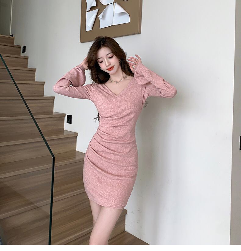 【dress】ニットワンピース　M19051