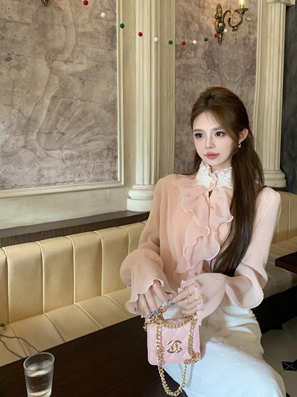 【tops】フリルブラウスG20406