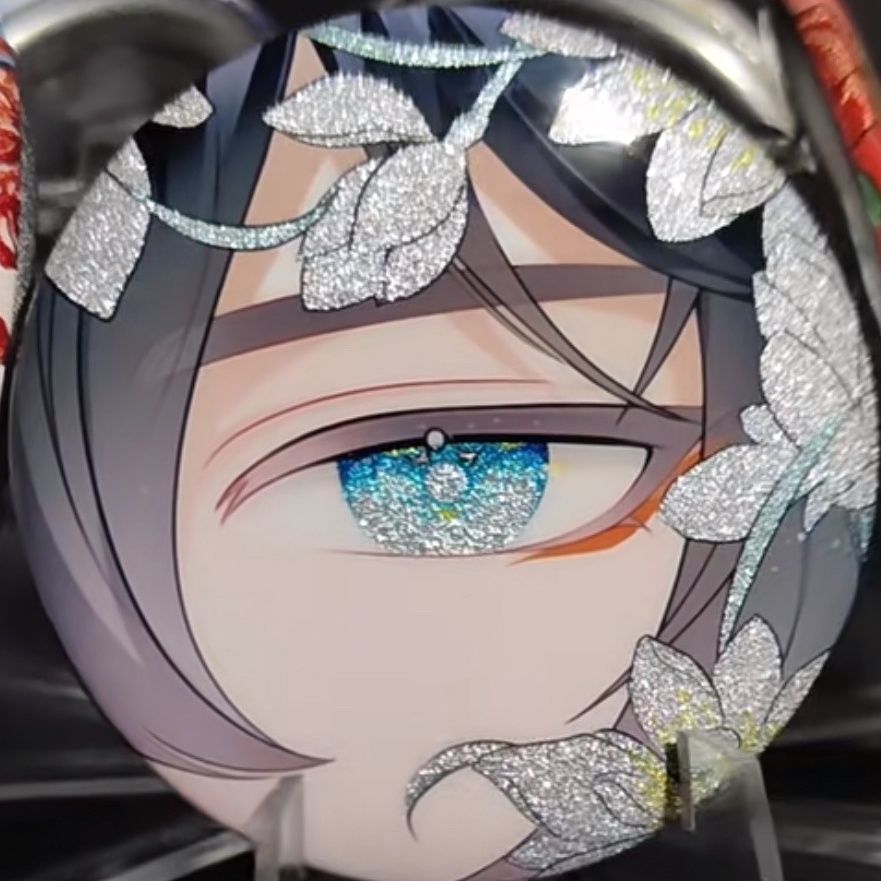 【GOODS】崩壊スターレイル 星屑の煌めきを宿した瞳　缶バッジ Q2141